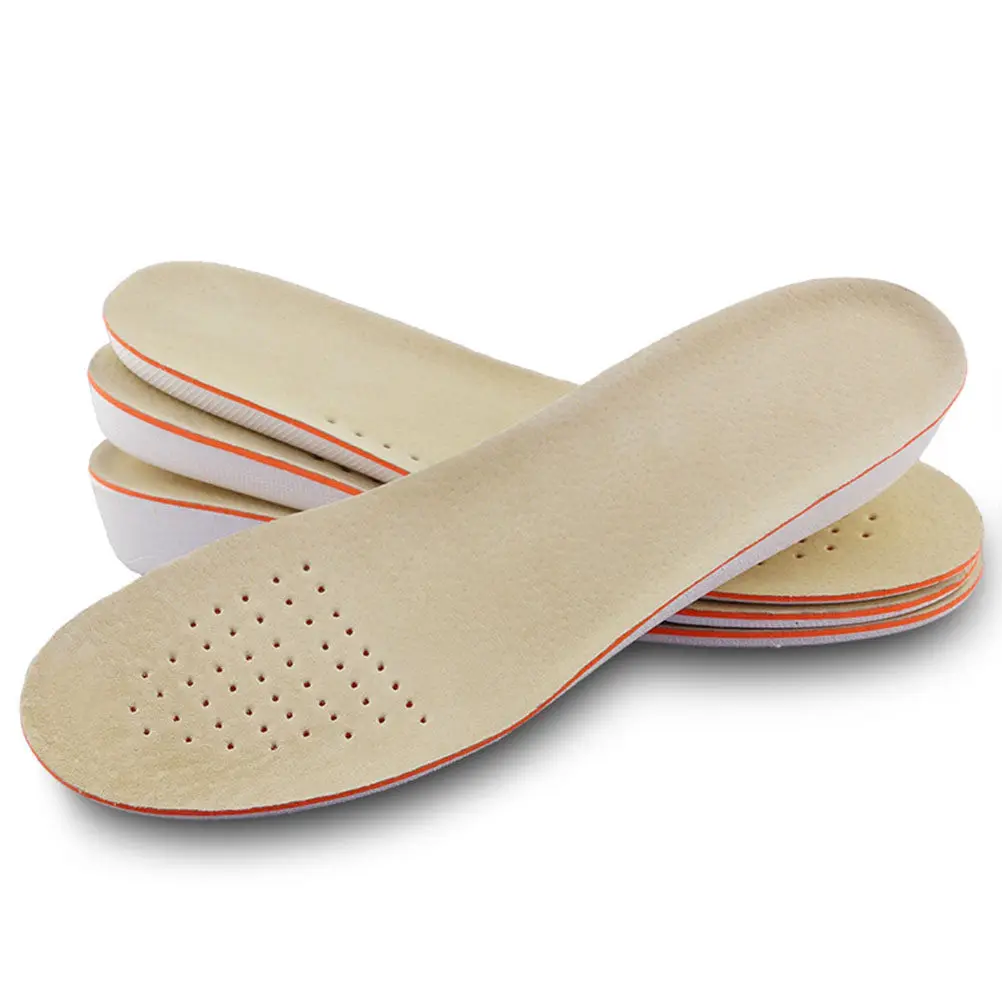 Invisible Height Increase Insoles 2.5cm Breathable Shoe Lifts for Men & Women Size 41-45 EVA Comfort Inserts