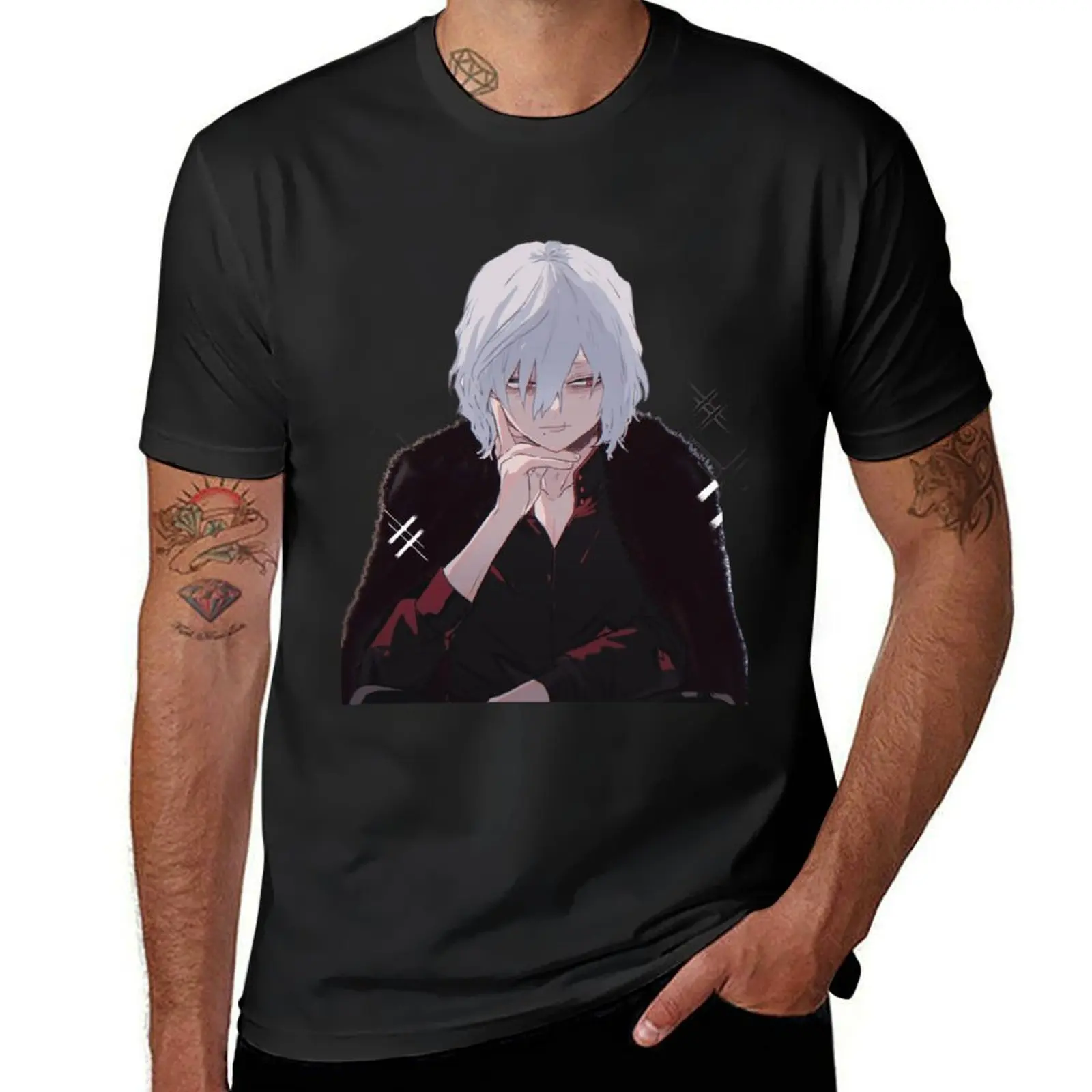 shigaraki tomura T-Shirt plus sizes oversized t shirts for men cotton