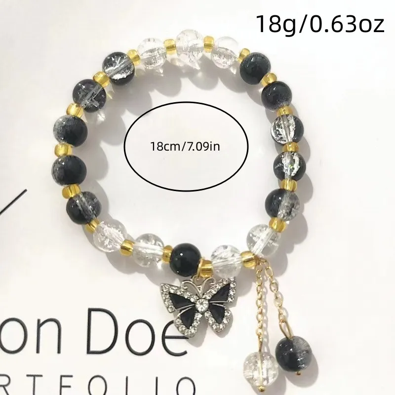 Chinesischen Stil Lotus Schmetterling Perlen Armbänder für Frauen Mode Grüne Perle Handgemachte Armbänder Exquisite Süße Schmuck Geschenke – Detail 21