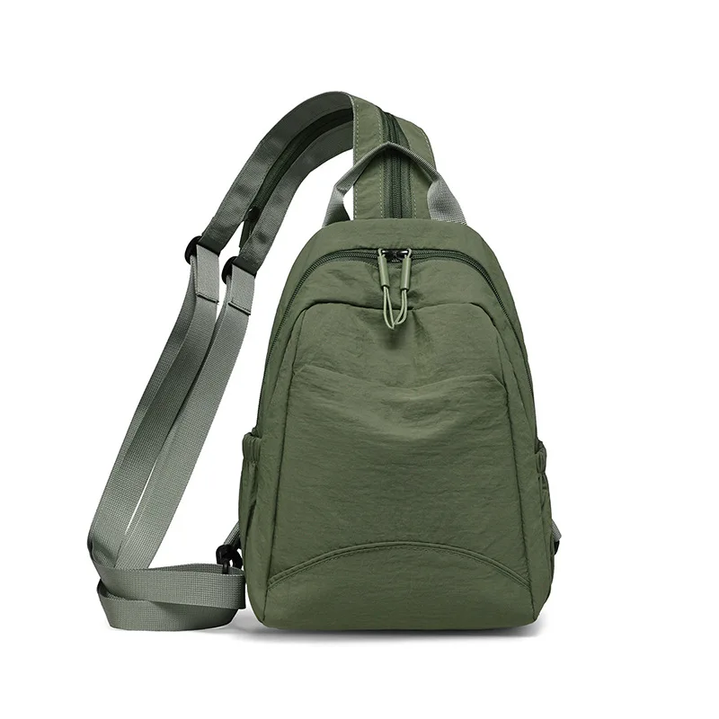 Casual Backpack Women's New Lightweight Crossbody Bag Large Capacity Student Schoolbag Travel Backpack Chest Bag Small Backpack image 5