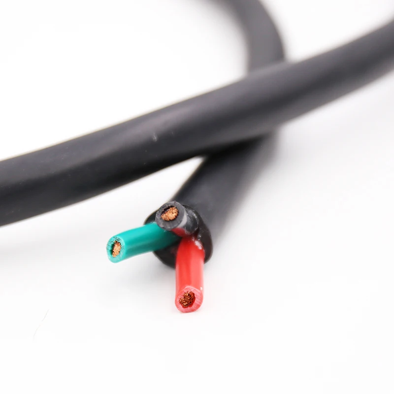 Audiocrast 6N-P4030 3 Core High Purity Copper Power Cable Bulk Wire Per Meter Hifi DIY Power Cord For Amplifier DAC