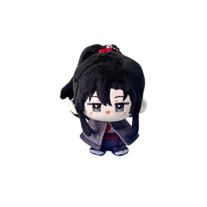 Mo Dao Zu Shi Lan Wangji Wei Wuxian muñeco de peluche juguete de peluche Anime gran maestro del cultivo demoníaco figura llavero colgante 12cm