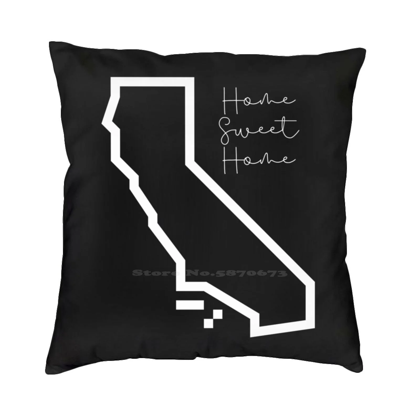 

Футболка State Of California Ca Home Sweet Home Outline, хлопковая футболка, чулки, флаг штата на день рождения, белый слон, грязный