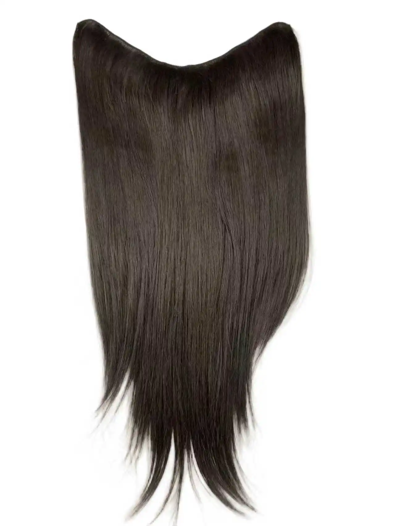 

1PC Part Wig 50CM Elegant Straight Fiber Ladies Youthful State Looking Wig Increase Hair Volume Heat Resistant Cosplay Wigs