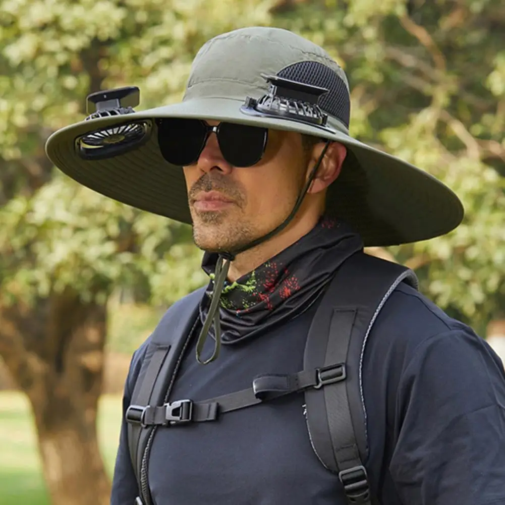 Уличная шляпа с солнечным вентилятором и двойным источником питания. Шляпа от солнца с широкими полями и встроенным солнечным вентилятором. Рыбалка, пеший туризм, садовая шляпа. Уличная шляпа с солнечным вентилятором и двойным источником питания. Шляпа от солнца с широкими полями и встроенным солнечным вентилятором. Рыбалка, пеший туризм, садовая шляпа.