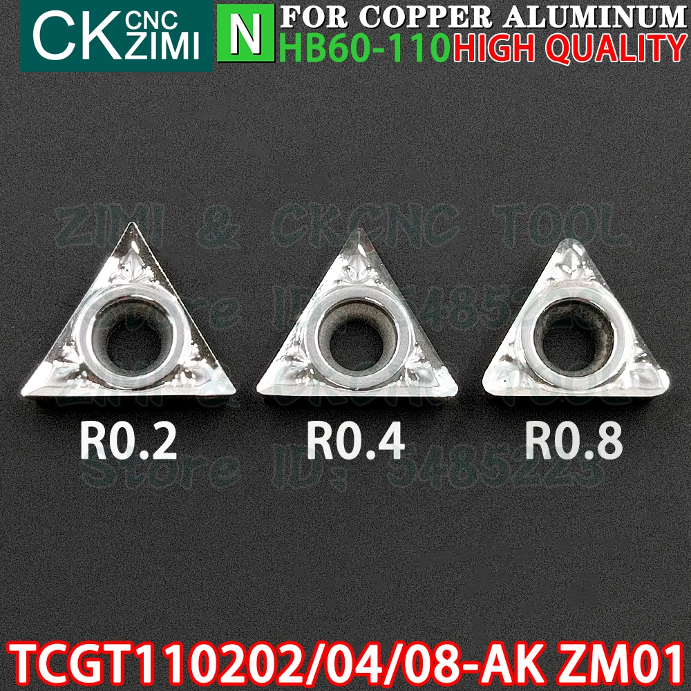 TCGT TCGT110202-AK ZM01 TCGT110204-AK ZM01 TCGT110208-AK ZM01 كربيد الألومنيوم إدراج تحول إدراج أدوات التصنيع باستخدام الحاسب الآلي الميكانيكية مخرطة معدنية أدوات القطع TCGT1102 TCGT 1102 AK