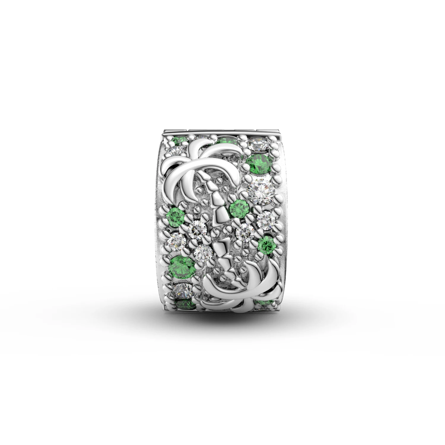 Manyilus 925 Sterling Silver Tropical Palm Tree Sparkling Charm Bead Fit Original Bracelet Summer Vacation Jewelry Gift view 2