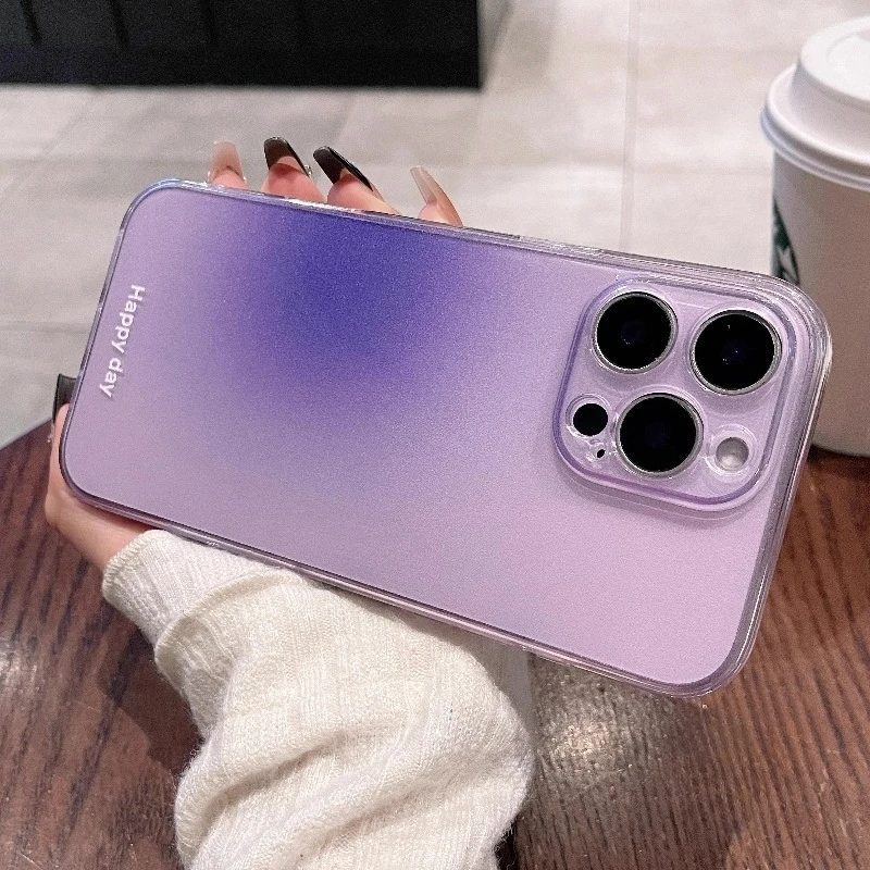 حافظة هاتف رفيعة للغاية متدرجة اللون لهاتف OPPO Find X9 Pro X8S X8 Pro X7 Ultra X6 X5 X3 X2 Neo Lite Pro غلاف بسيط لطيف #6