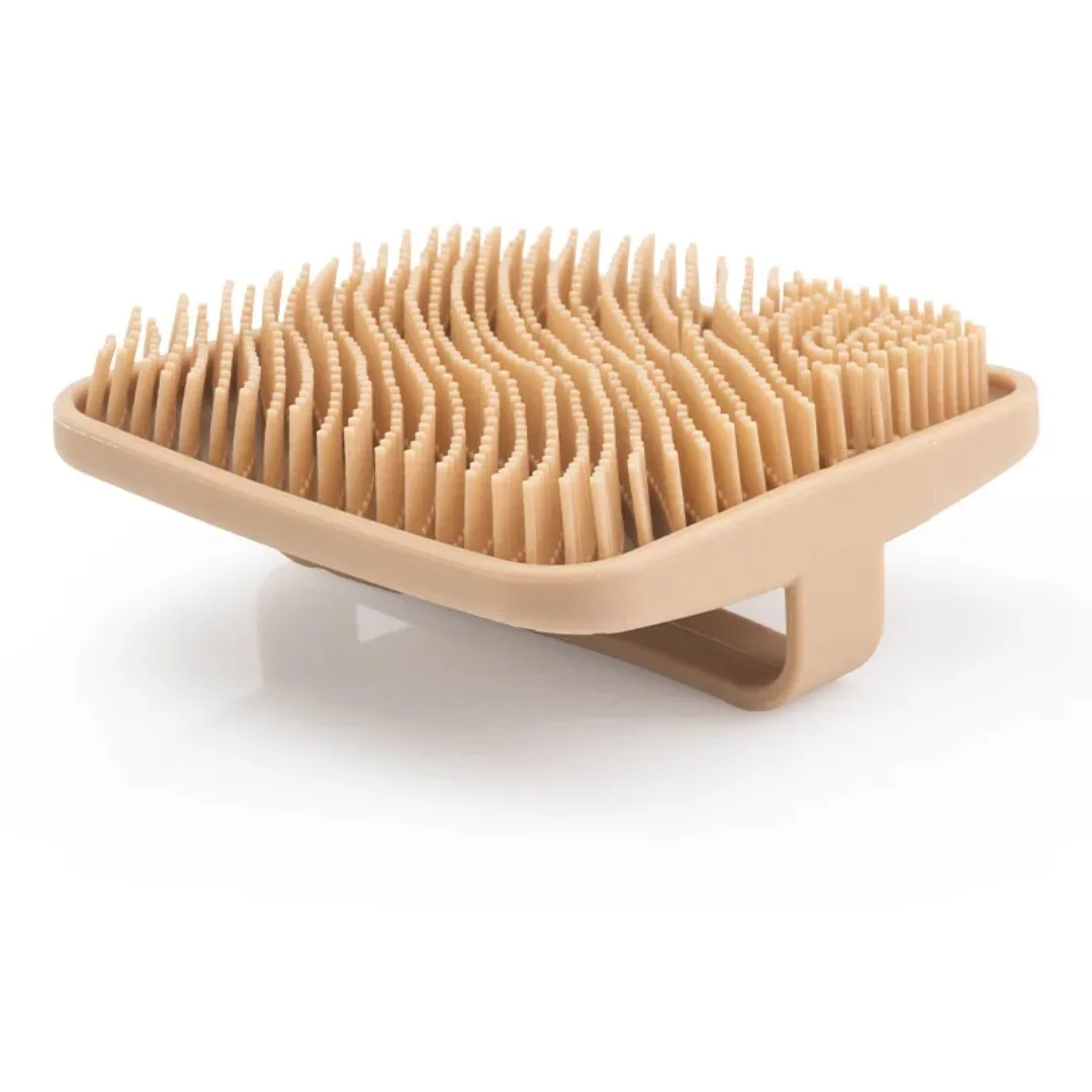 

1PC Silicone Exfoliating Brush Cleanser Manual Body Scrub Cleansing Body Care Scrubber Shower Gentle Massage silicone Bath Brush