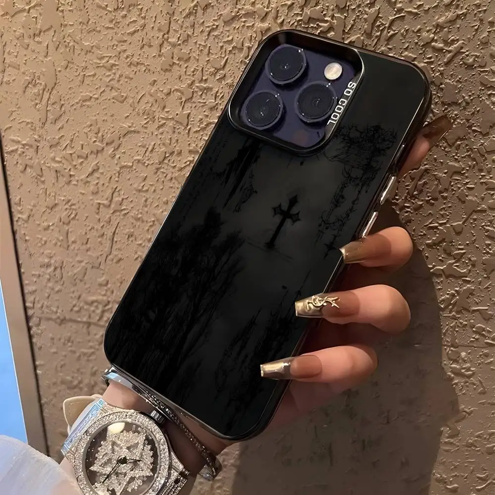 Gothic coquette cybersigilism Phone Case For iPhone 16,15,14,13,12,11,Pro,XS,Max,Plus,Mini,SE Black Candy Matte Shockproof Cover - náhled 6