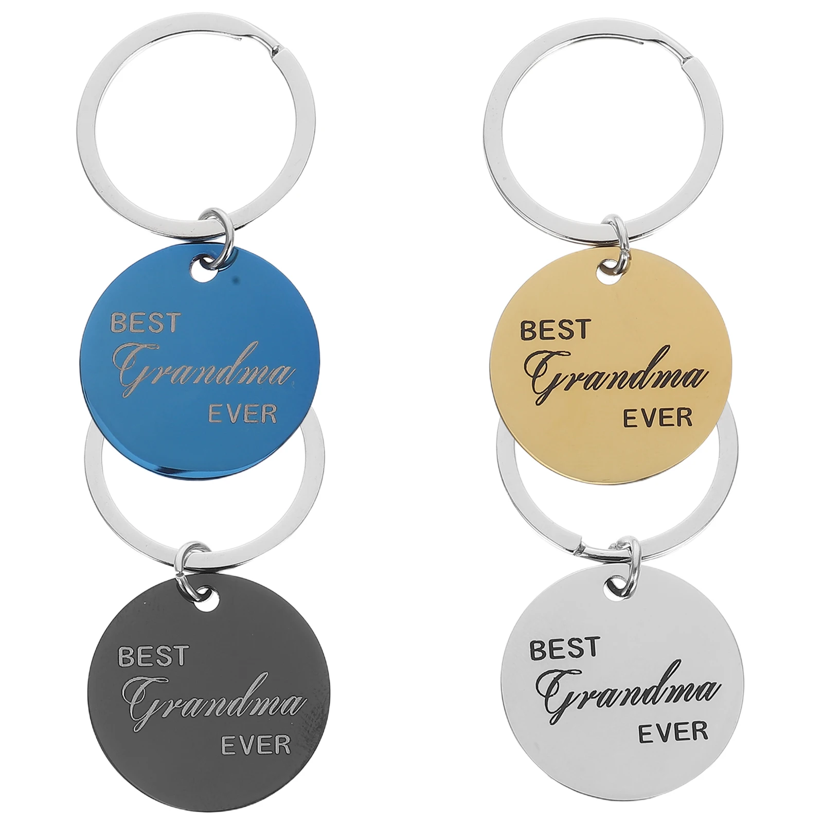 

4Pcs Pet ID Tags Stainless Steel Dog Engraving Blanks Gift Supplies Lost Name Tags For Cats Dogs Puppies Small Pets Decorative