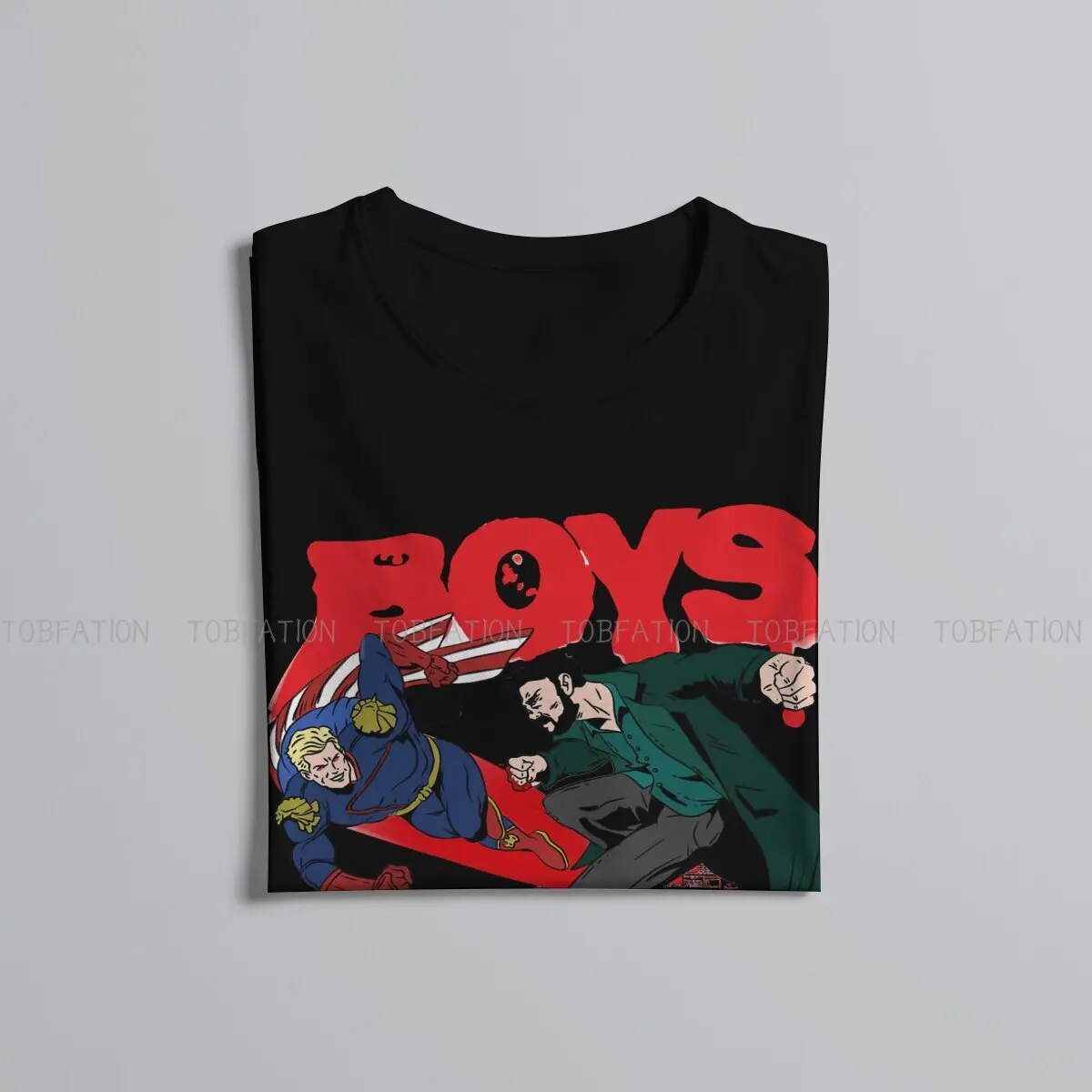 Fight Season 3 Classic  Newest TShirts The Boys Billy TV Show Men Harajuku Fabric Streetwear T Shirt Round Neck Oversized