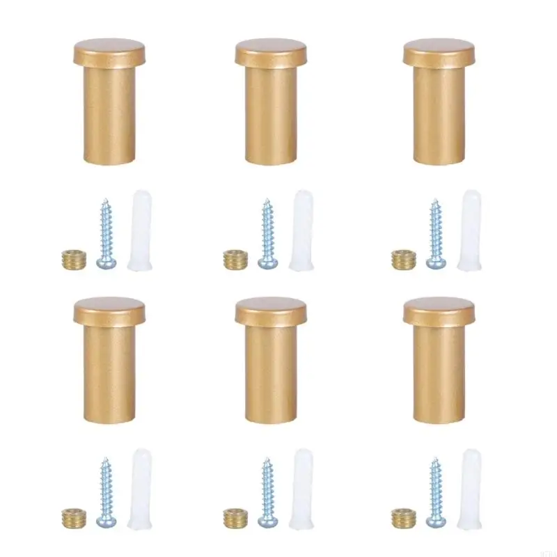 

97BA 6Sets Durable Wall Hooks Over Door Hooks Organizers Hook For Hanging In Any Room