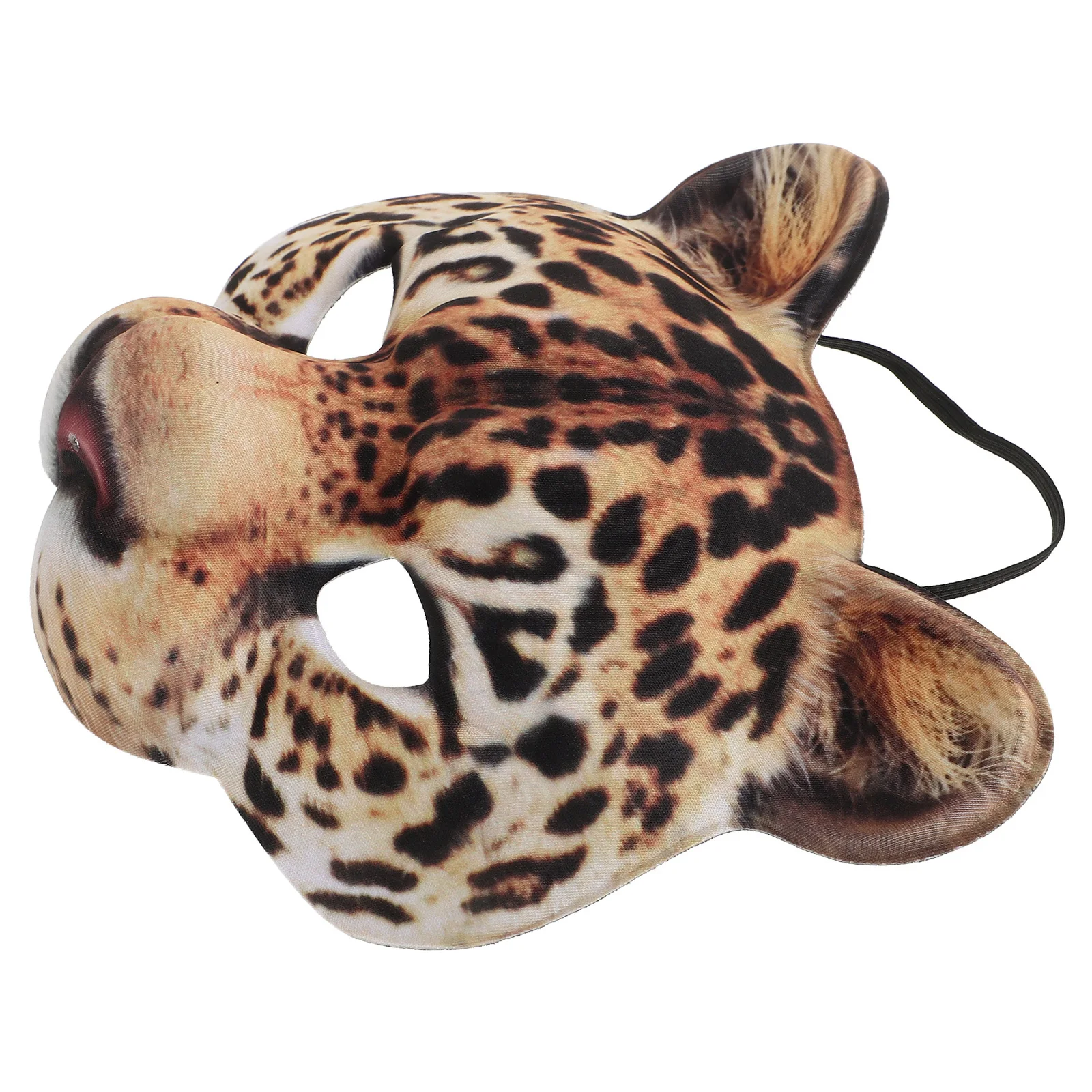 Masque léopard léger et confortable, 1 pièce, Design créatif et lumineux pour fête costumée, accessoires décoratifs, spectacle de jeu de rôle