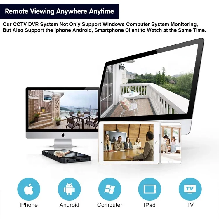 16 Channels Cctv Hybrid 5-in-1 Dvr Price 4K 8.0mp TVI+CVI+AHD+Analog Cms System 16ch Disk Surveillance Video Recorder