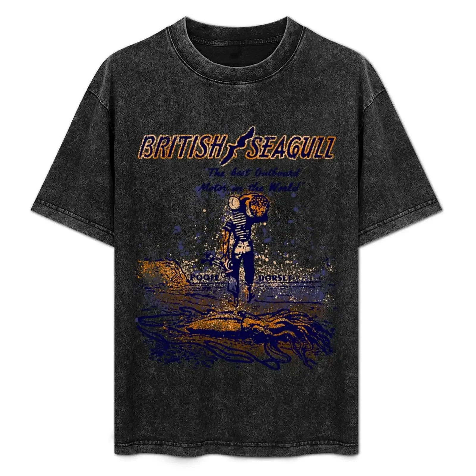 

British Seagull outboards T-Shirt Sport Basic Moisture Wicking Tee