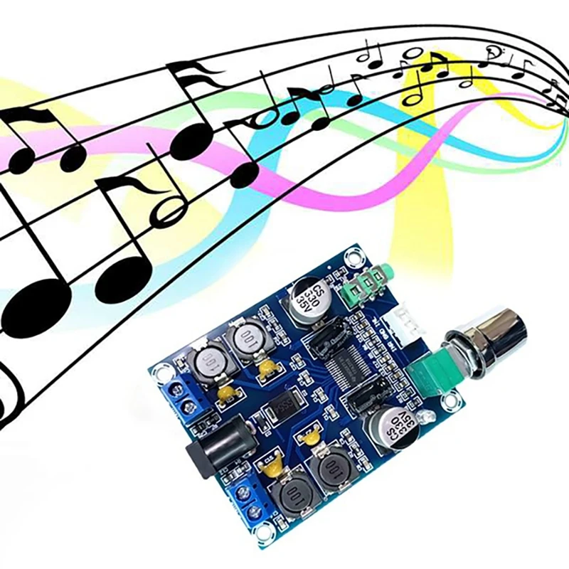RISE-TPA3118D2 плата цифрового усилителя мощности 2,0, двухканальный Hi-Fi динамик 2X45W, Плата усилителя мощности