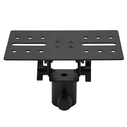 Rotatable 35mm Metal Mount Tripod Pole DJ Speaker Stand Adapter Top Cap Adjustable Metal Tray Mount Tripod Speaker Stand