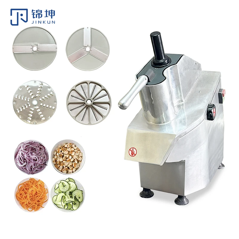 Macchina da taglio multifunzionale per affettare frutta e verdura utilizzata nelle strutture di lavorazione degli alimenti per l'industria agricola