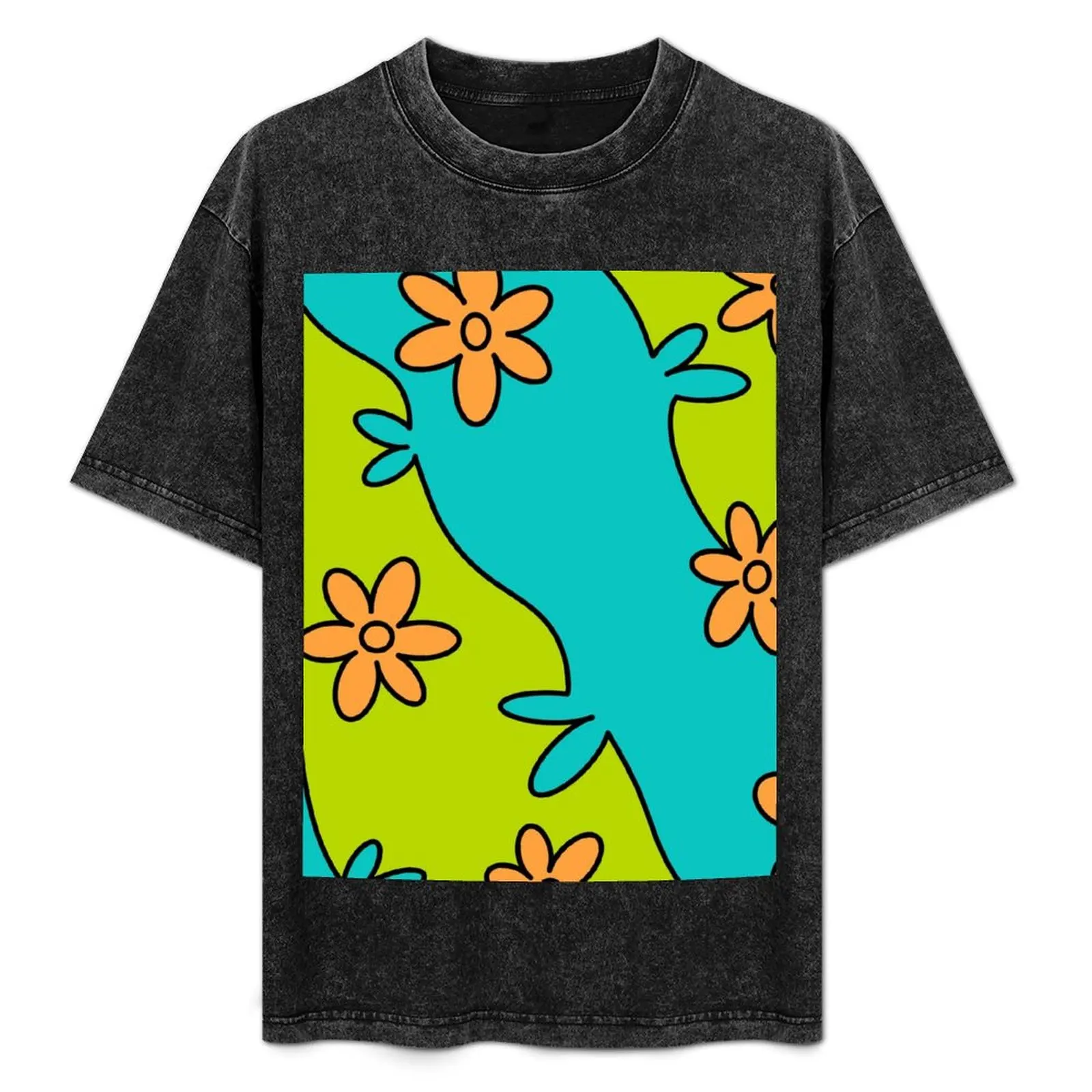 

Mysterious flowers  T-Shirt Fashion Graphic Tee for Men