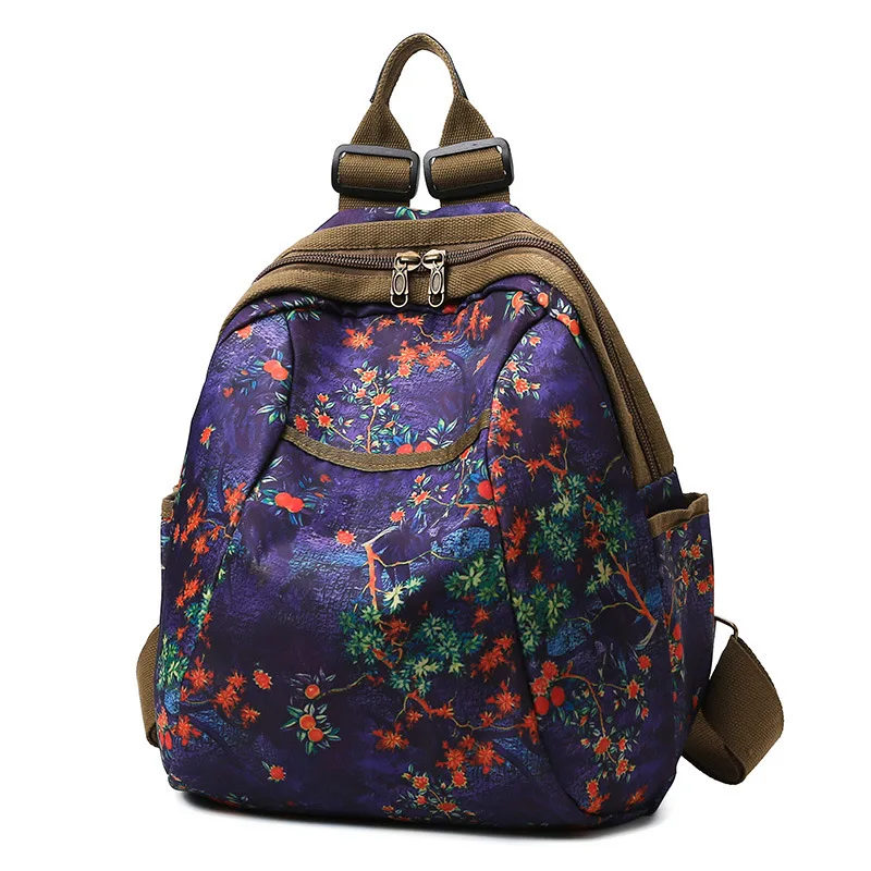 Ladies\' New Retro Backpack Simple Travel Backpack Harajuku Multifunctional Design Bag School Zipper Large-capacity Backpacks