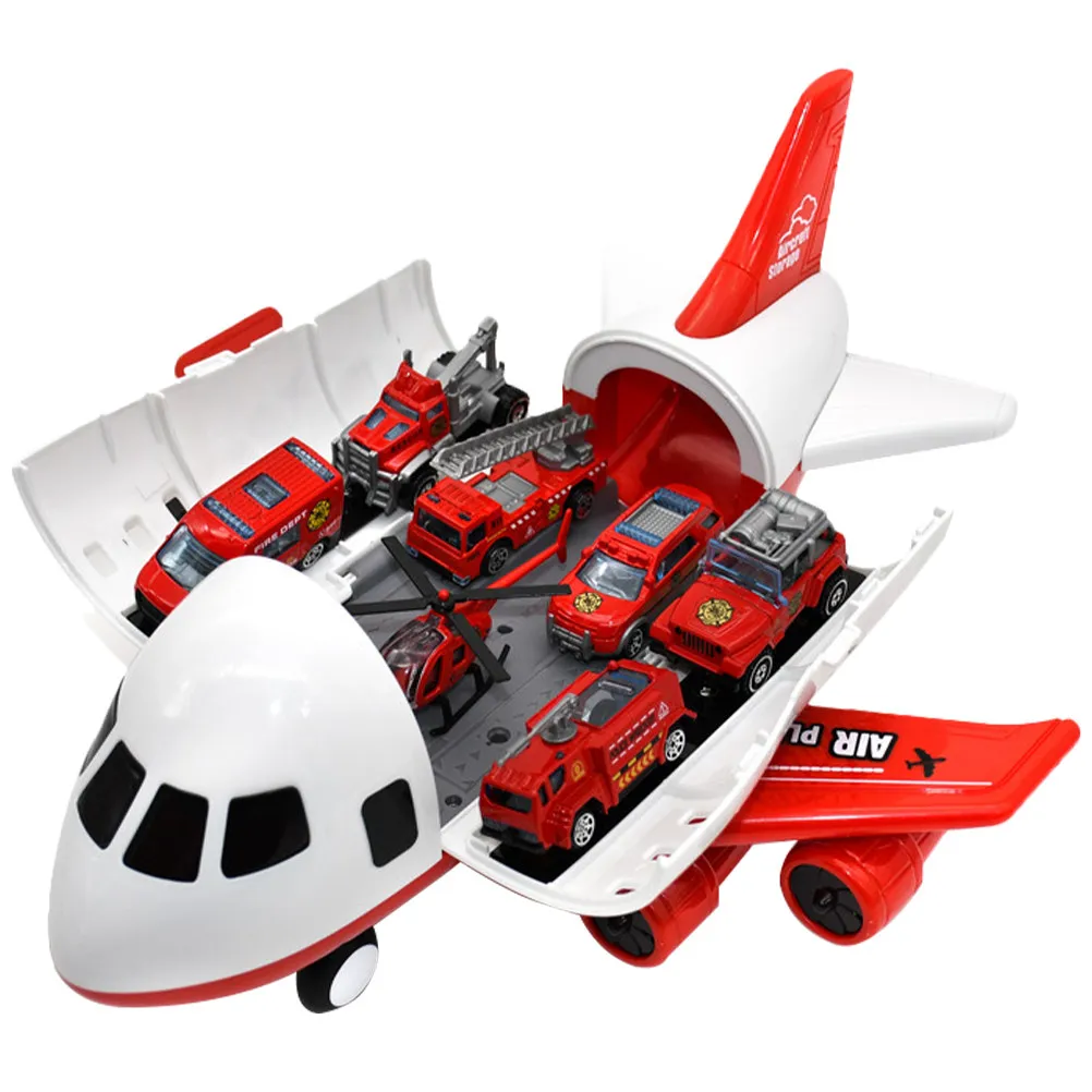 

1Set Large Passenger Airplane Small Pull Back Friction Cars Vehicle Kids Gift Cartoon Cartoon Construction Plaything