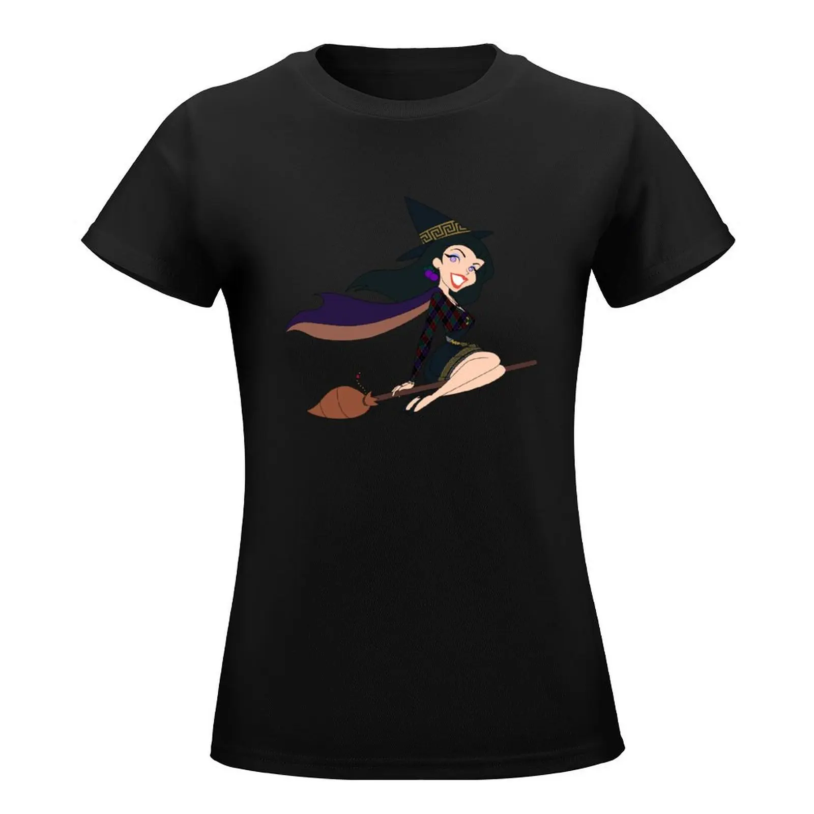 The Bewitchy Housewife T-Shirt vintage clothes graphics blacks oversized t shirts for Women