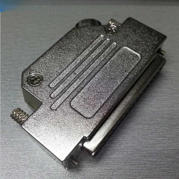 

New DB37P 45 degree outlet zinc alloy shell d-sub 62P 27W2 25W3 21W4 8W8 iron shell