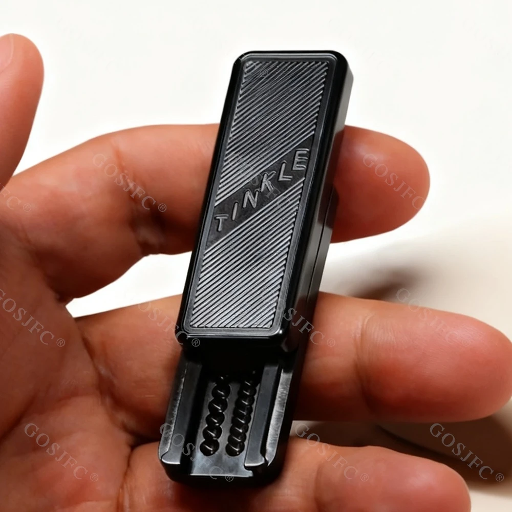 Dledc ding ling zircônio mecânico push slider brinquedos para adultos slider ansiedade brinquedos acessórios de mesa de escritório