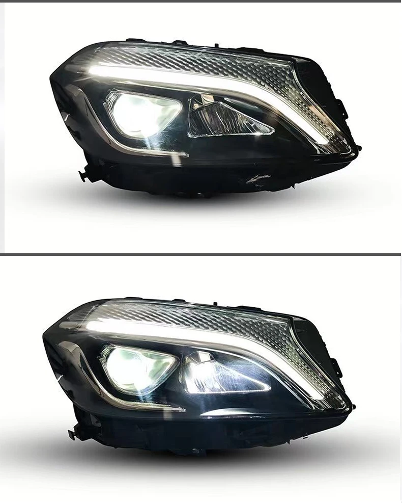 car bumper headlamp for Mercedes Benz W176 headlight AMG A180 A200 2013~2018y accessories for Benz W176 fog light