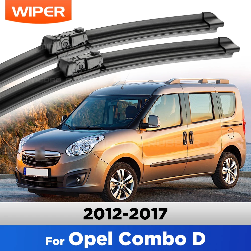 

CREATROAD Front Wiper Blades For Opel Combo D 2012-2017 2013 2014 2015 2016 Windshield Wiper Windscreen Window Brush 24"+16"
