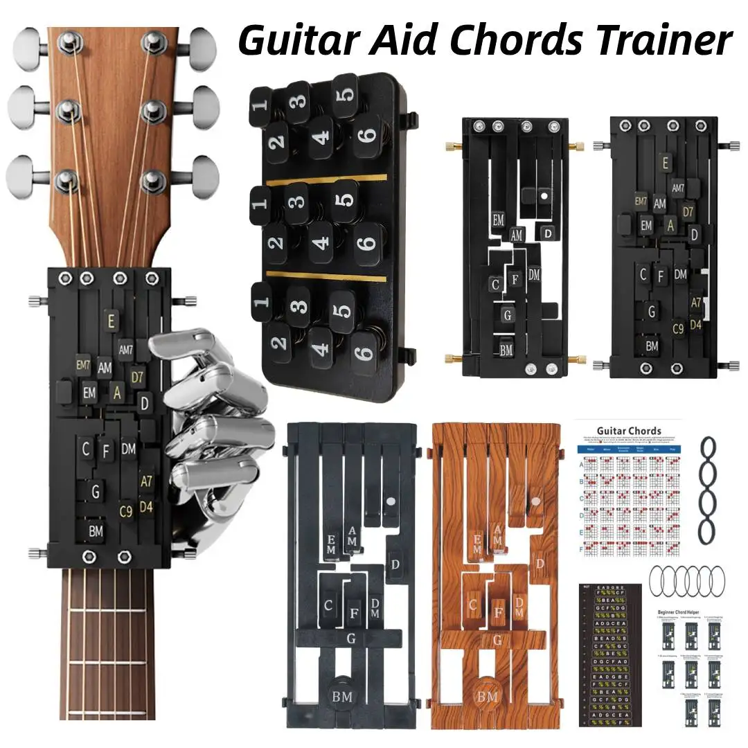 Guitar Trainer Guitar Learning System Classical Guitar Chords Tool Part Practical Teaching Musical Lover Guitar Chord Presser