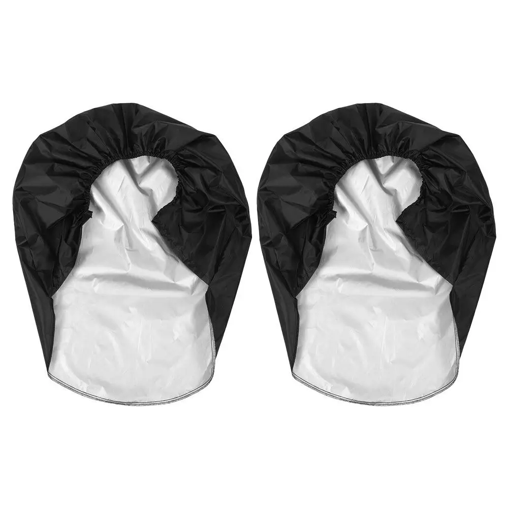 

2Pcs Rv Tire Covers Waterproof Anti-Uv Dirt and Pet Urine Protection Snow Rain Dustproof Covers for Trailer Camper Suv Fits