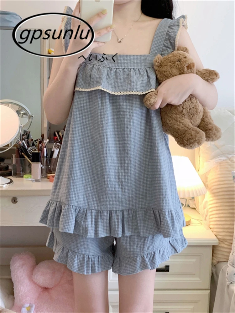 conjunto-de-dos-piezas-de-ropa-de-casa-para-mujer-de-algodon-puro-estilo-holgado-con-detalle-de-volantes-estilo-dulce-y-veraniego