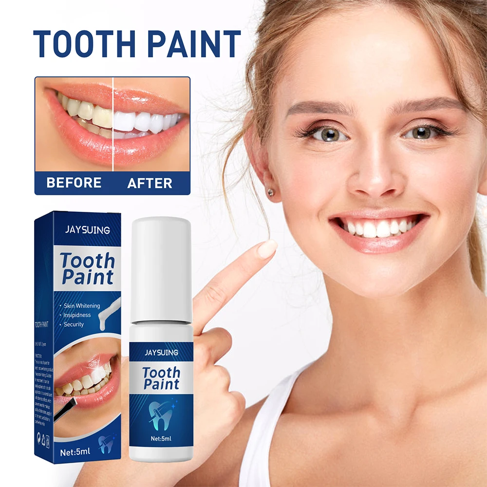 Freshen Breath Cleaning Teeth Polish Tooth Whitening Paint Remove Smoke Stains Reduce Yellowing Brightening for Travel 5ml