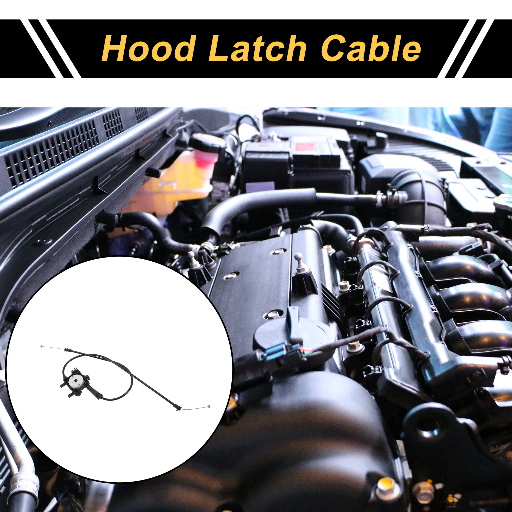 

Трос открывания капота UXCELL No 4M0823531B Трос защелки капота для AUDI Q7 2017-2023