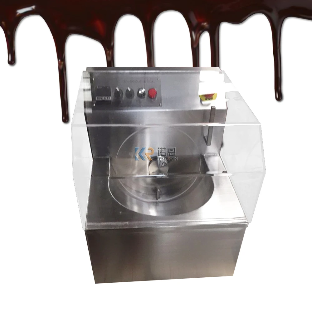 

Melting Chocolate Pot Melting Chocolate Covering Tempering Machine With Transparent Cover More Clean