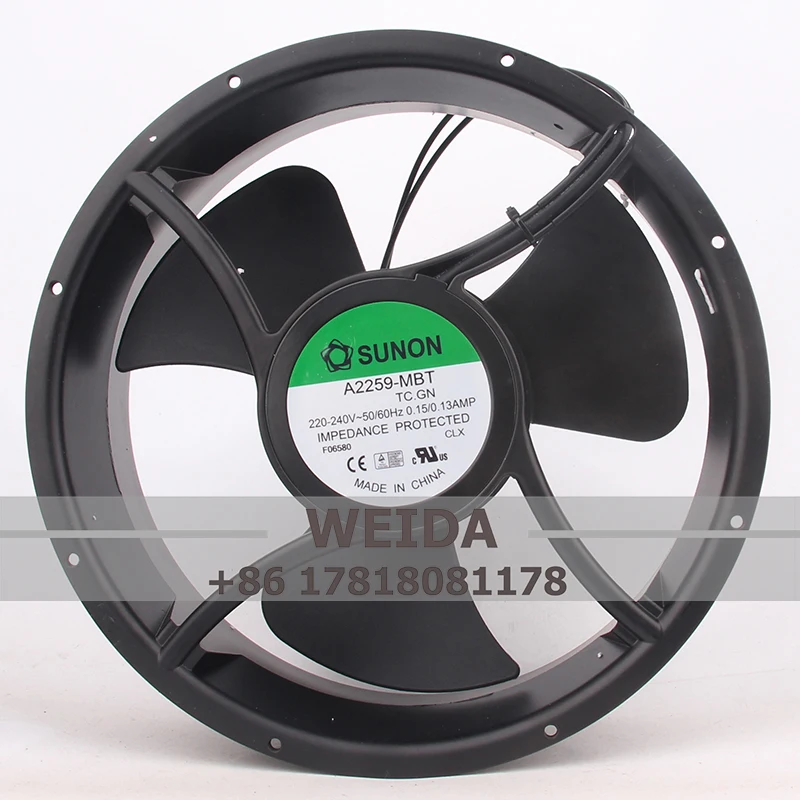 

A2259-MBT Heat Dissipation Cooling Fan for SUNON AC 220V EC DC 254*89MM 26CM 25489 Silent Full-circle Axial Fan Exhaust