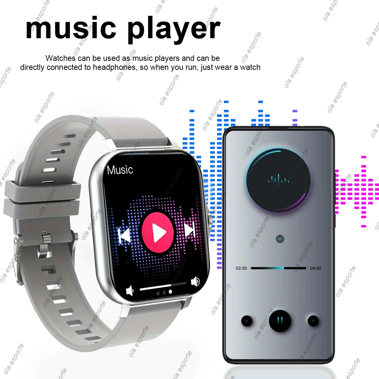 2024 Men Smart Watch Women Custom Dial Smartwatch For Men Android IOS Waterproof Bluetooth Watches Full Touch Bracelet Clock Man