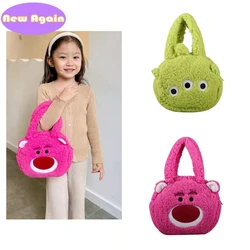 Cartoon plush hand bag Children‘s Autumn fur totes new girl's small satchel Lamb wool cute Toddlers handbags Kid Mini bags NA042