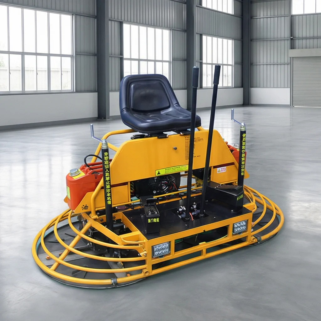 Automatic High Speed Concrete Polishing Machine with Variable Speed Honda Engine for High Gloss Finish on Concrete Terrazzo