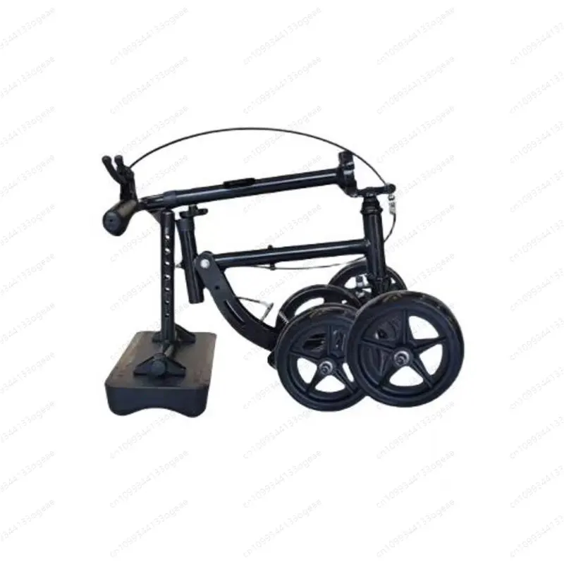 Silla de Andar para una Sola Pierna, para Fracturas y Lesiones, Bastón para Caminar con una Sola Pierna, Ayuda para Conducir, Equilibrio para la Rodilla, para Automóvil