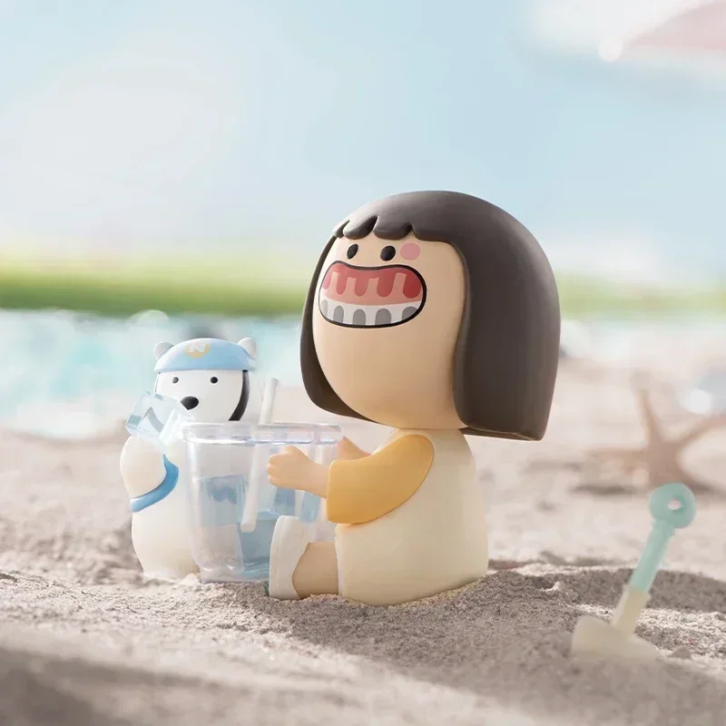 

POP MART Gummy The Happy Land Series Anime Action Figure Guess Bag Ornament Figurines Home Decor Desktop Dolls Model Girls Gift