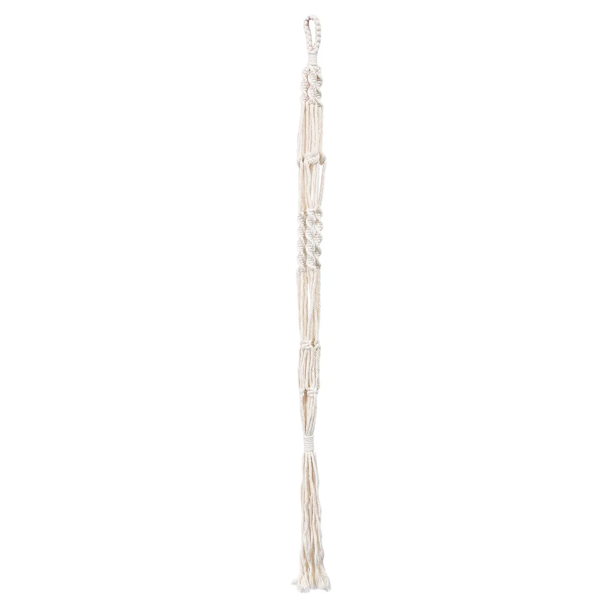 

Cotton Rope Flowerpot String Durable Safe Decor Hanging Beige Plant String Flowerpot Net Bag Bag