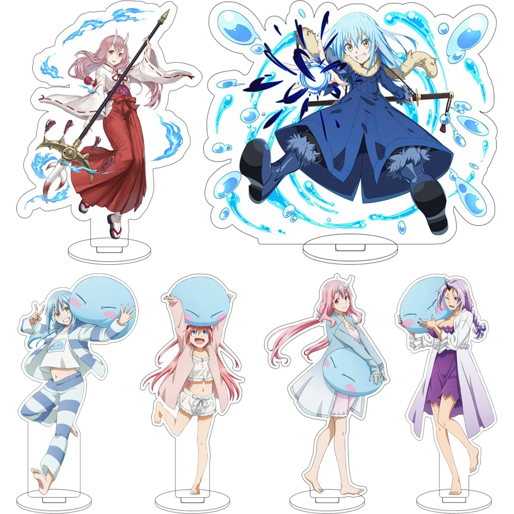 Figura acrílica de 16 cm del anime That Time I Got Reincarnated as a Slime, con Rimuru Tempest, Milim Nava, Shizue Izawa, para decoración.