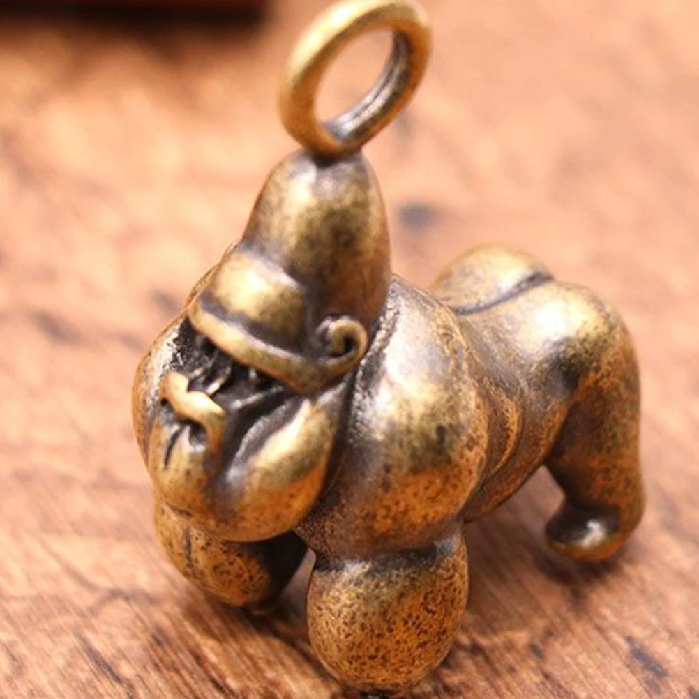

Pendant Necklace Making Copper Keychain Jewelry DIY Charms Three-dimensional Golden
