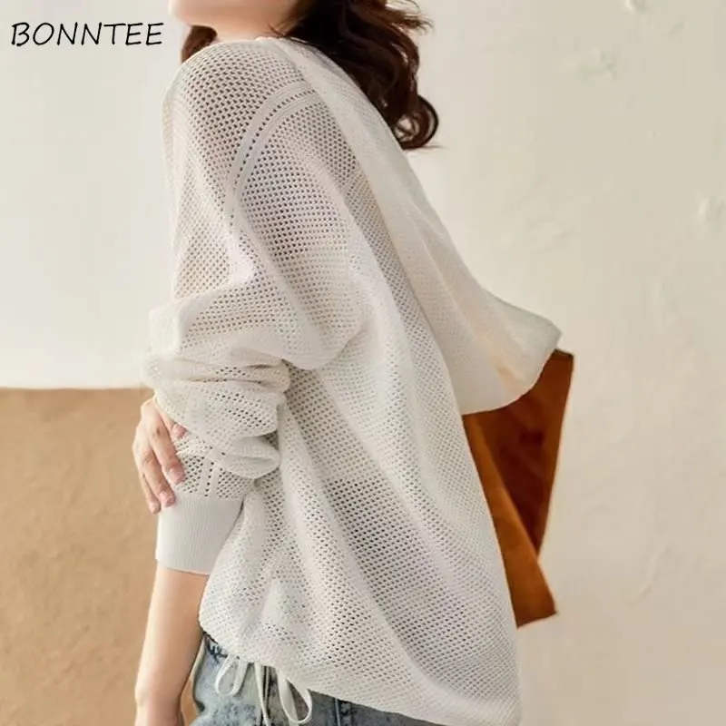 

Куртки женские однотонные модные дышащие летние шикарные женские с вырезами солнцезащитные в корейском стиле праздничные с капюшоном повседневные унисекс Ropa