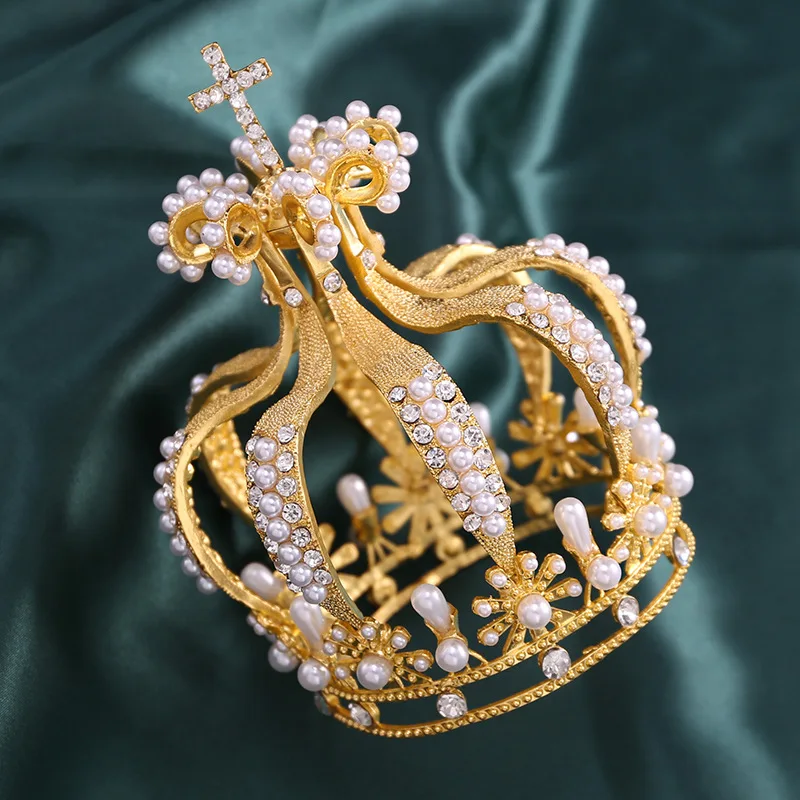 Bridal Hair Crown Pearl Cake Decoration Bridal Bouquet 5 Bridal Hair Crown Pearl Cake Decoration Bridal Bouquet