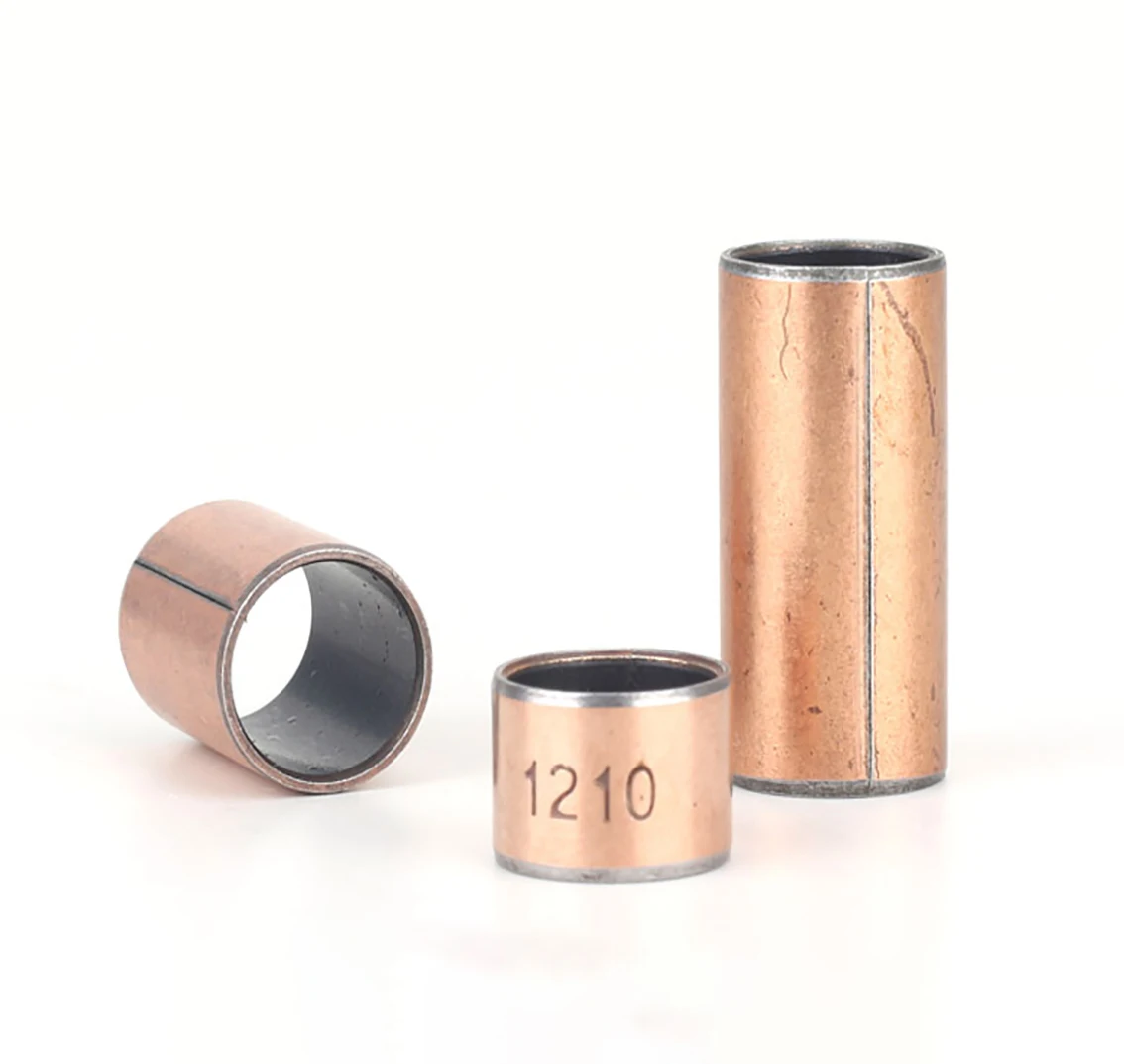 10Pcs Inner Dia 3 4 5 6 7 8 9 10mm SF-1 Oil-Free Self-Lubricating Composite Bearing Bronze Bushings Outer Dia 5 - 12mm