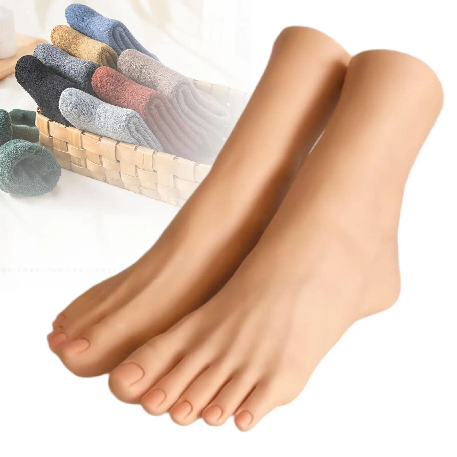 

Mannequin Feet Model Female Realistic Simulation PVC Foot Display Stand for Retail Jewellery Shoe Socks Shop Art